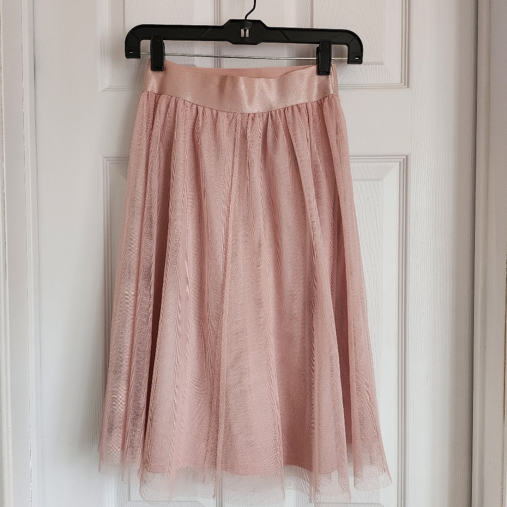 Express baby pink ballerina skirt in size xxs ballet core